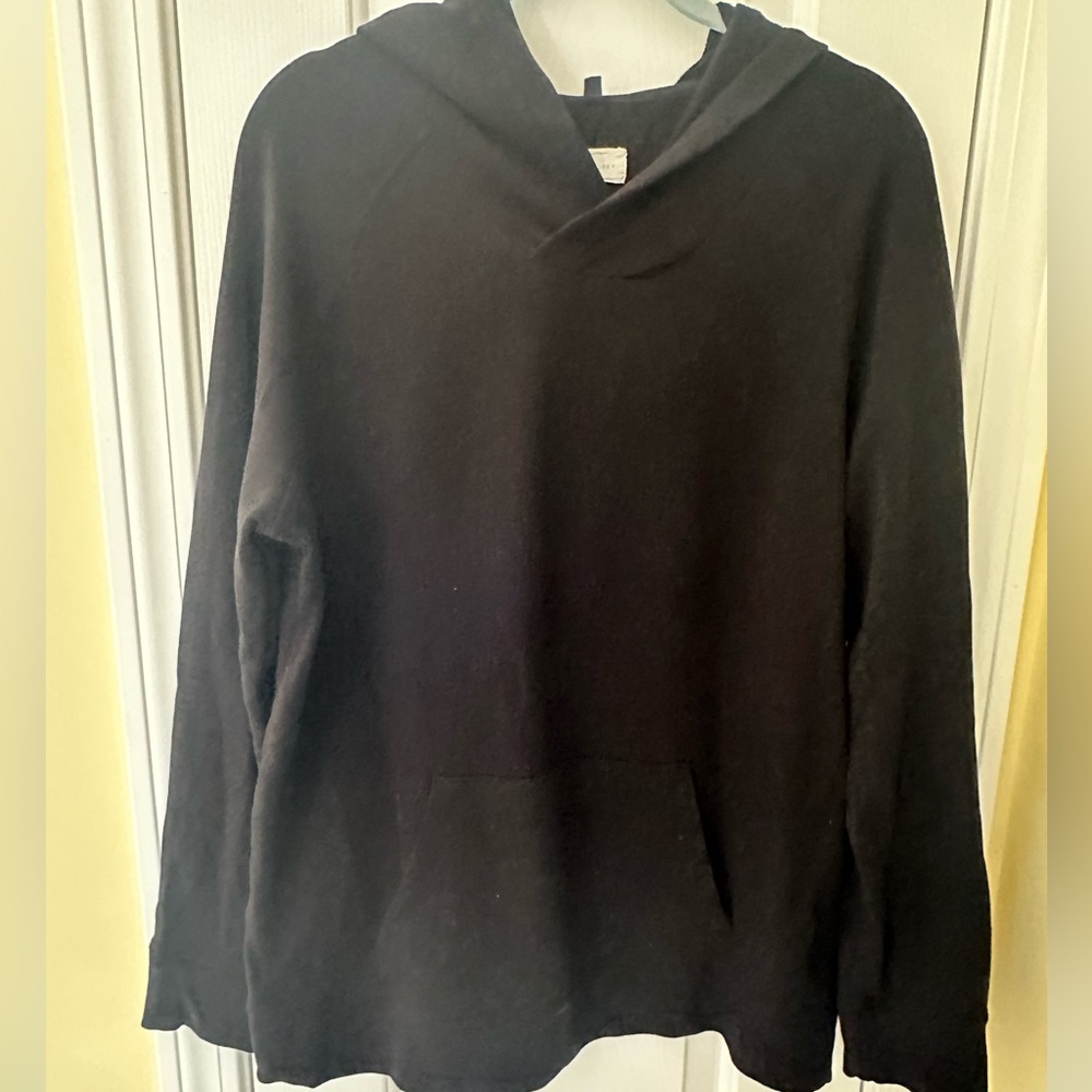 Lou & Grey Black Hoodie Sweater